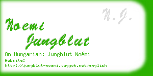 noemi jungblut business card